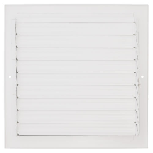 Main product image of 10" x 10" (Wall Opening Size) Four-Way White Sidewall/Ceiling Register (304 Series)