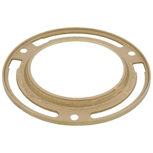 Main product image of 4" Shallow Brass Closet Flange