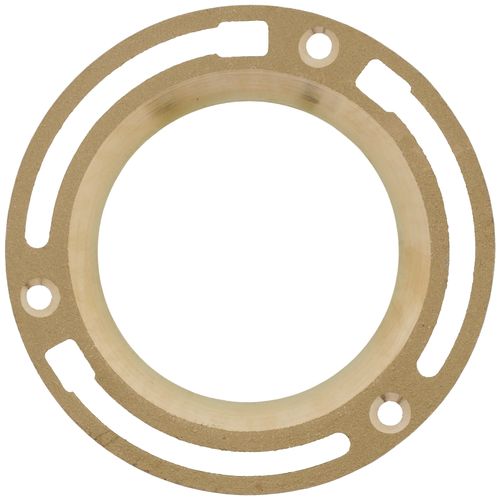 Main product image of 4" Shallow Brass Closet Flange