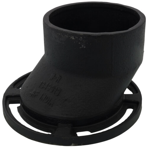 Main product image of 4" x 4" x 2" Cast Iron Closet Flange