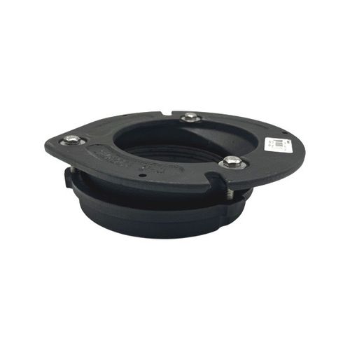 Main product image of 4" Cast Iron Quick-Set Flange, 1" Offset