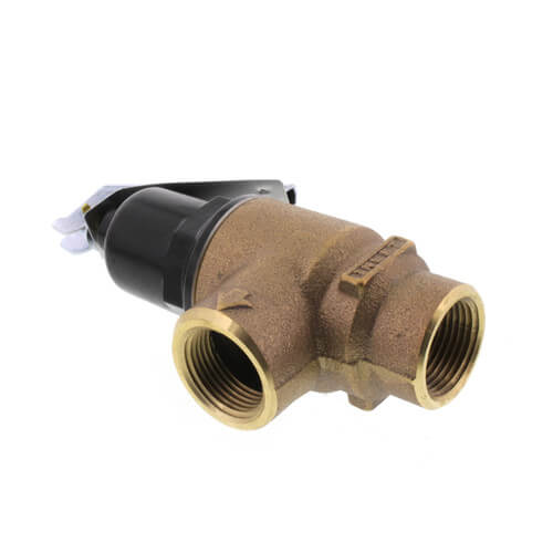 Cash Acme Druckentlastungsventil F-82, Bronzefarben – ASME-zertifiziert Für Warmwasser, 30 PSI, Bleifrei, Ideal Für Heizkessel & Boiler