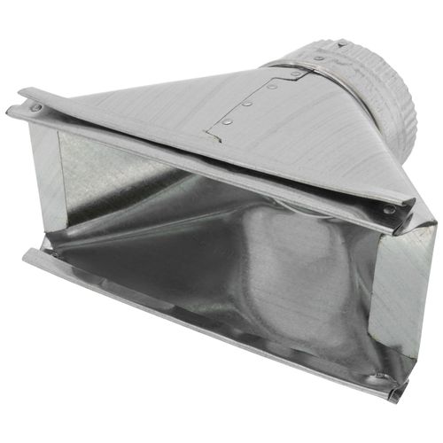 Main product image of 4" Galvanized Transition (3-1/4" x 10" Round)