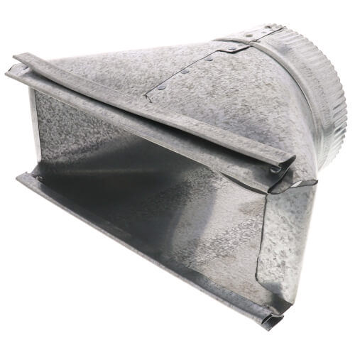 Main product image of 3-1/4" x 10" Galvanized Transition (5" Round)