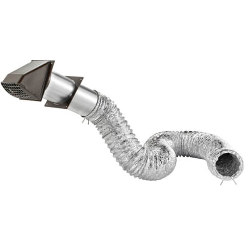 Main product image of 4" x 8 Ft. Flexible Laminated Transition Duct Preferred Hood Vent Kit (Brown)