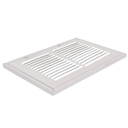 Main product image of 10" x 6" (Wall Opening Size) White Sidewall/Ceiling Return Air Filter Grille (673 Series)