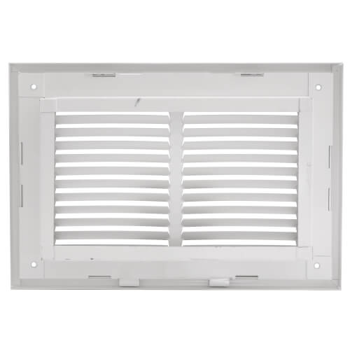 Main product image of 10" x 6" (Wall Opening Size) White Sidewall/Ceiling Return Air Filter Grille (673 Series)