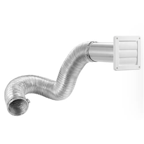 1379WR Lambro Industries 1379WR 4" x 8 Ft. Flexible SemiRigid