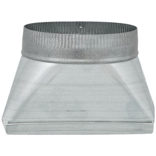 Main product image of 7" Galvanized Transition (3-1/4" x 10" Round)