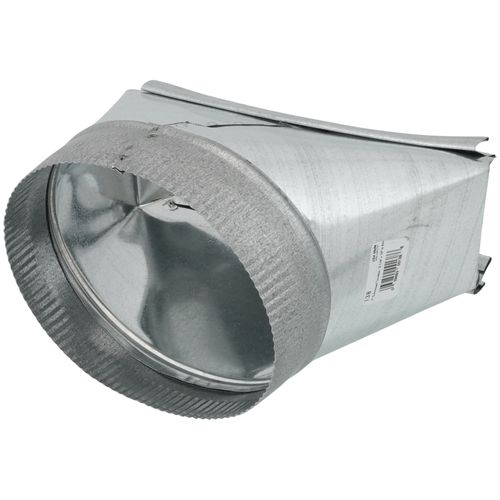 Main product image of 7" Galvanized Transition (3-1/4" x 10" Round)