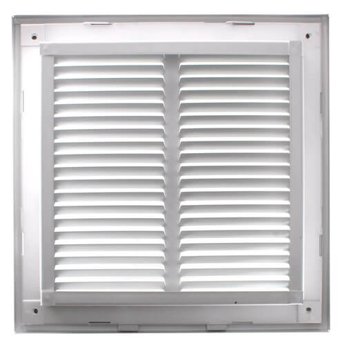 Main product image of 10" x 10" (Wall Opening Size) White Sidewall/Ceiling Return Air Filter Grille (673 Series)