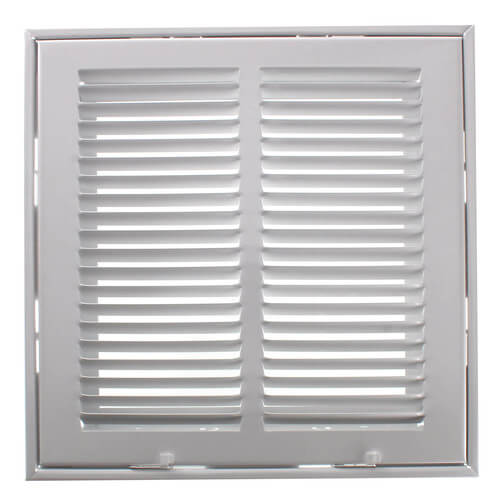 Main product image of 10" x 10" (Wall Opening Size) White Sidewall/Ceiling Return Air Filter Grille (673 Series)