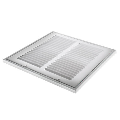 Main product image of 10" x 10" (Wall Opening Size) White Sidewall/Ceiling Return Air Filter Grille (673 Series)