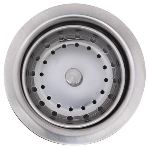 Main product image of 14 Series Grid Style Cup Strainer w/ Shallow Locking Cup & Neoprene Stopper (Stainless Steel)
