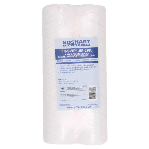 Main product image of 5 Micron 10" Standard String Wound (Pack of 2)