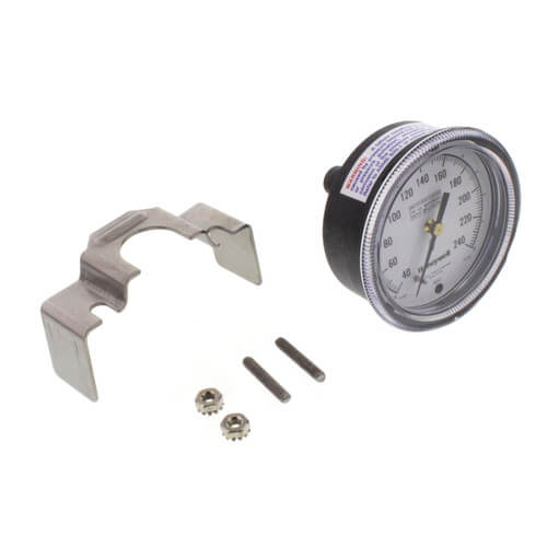 Main product image of 2-1/2" Pneumatic Receiver Gauge (40° to 240°F)