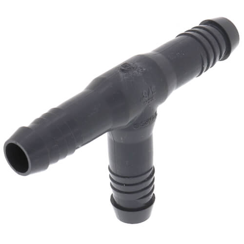 Main product image of 3/8" PVC Spiral Barbed Insert Tee