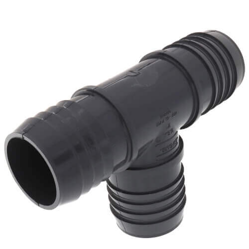 Main product image of 4" Barbed PVC Tee (Insert x Insert x Insert)