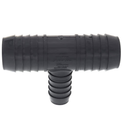 Main product image of 2" x 2" x 1/2" PVC Barbed Insert Reducing Tee (Insert x Insert x Insert)