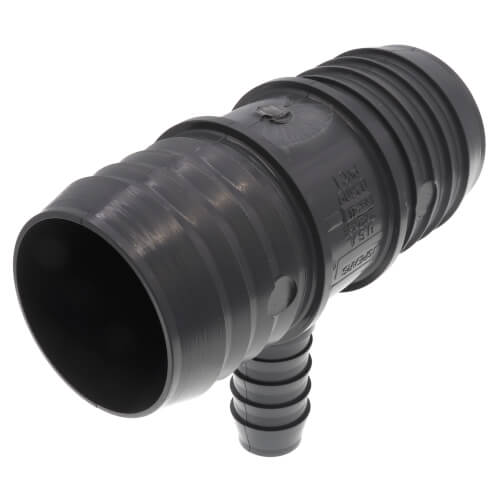 Main product image of 2" x 2" x 3/4" PVC Barbed Insert Reducing Tee (Insert x Insert x Insert)