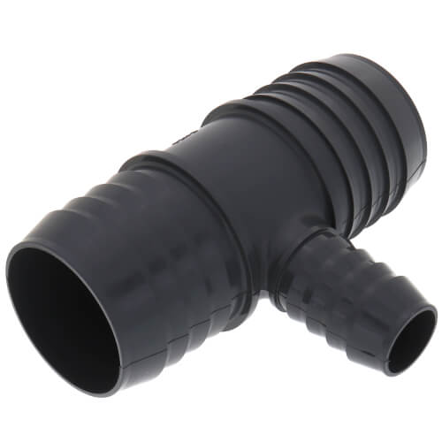 Main product image of 2" x 2" x 1" PVC Barbed Insert Reducing Tee (Insert x Insert x Insert)