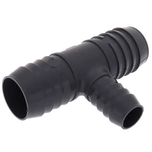 Main product image of 2" x 2" x 1-1/4" PVC Barbed Insert Reducing Tee (Insert x Insert x Insert)