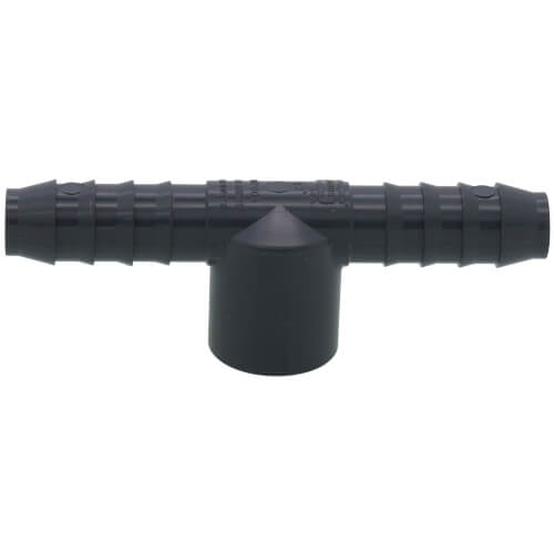 Main product image of 1-1/2" Barbed PVC Tee (Insert x Insert x FIPT)