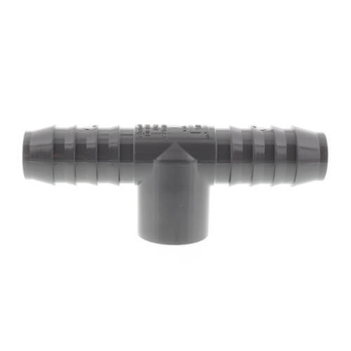 Main product image of 1" x 3/4" x 1/2" PVC Barbed Insert Reducing Tee (Insert x Insert x FIPT)