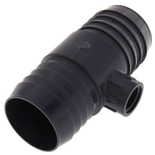 Main product image of 2" x 2" x 1/2" PVC Barbed Insert Reducing Tee (Insert x Insert x FIPT)