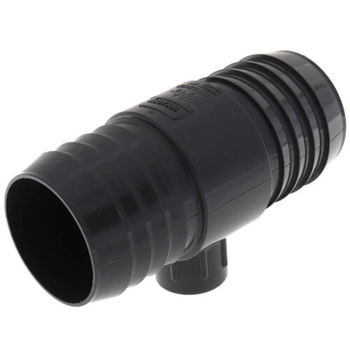 Main product image of 2" x 2" x 1/2" PVC Barbed Insert Reducing Tee (Insert x Insert x FIPT)