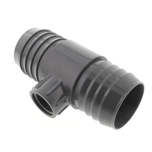 Main product image of 2" x 2" x 3/4" PVC Barbed Insert Reducing Tee (Insert x Insert x FIPT)
