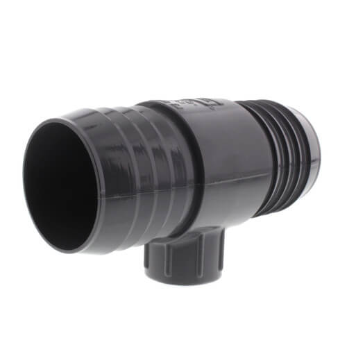 Main product image of 2" x 2" x 3/4" PVC Barbed Insert Reducing Tee (Insert x Insert x FIPT)