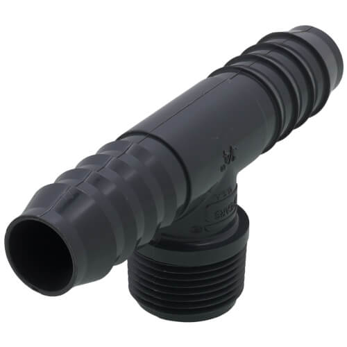 Main product image of 3/4" Barbed PVC Tee (Insert x Insert x MIPT)
