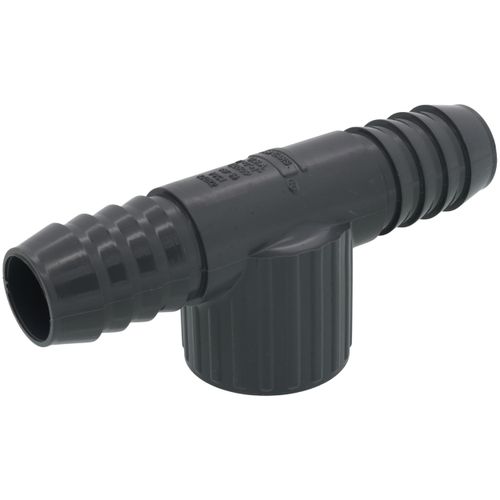 Main product image of 1" PVC Barbed Insert Tee (Insert x Insert x Socket)