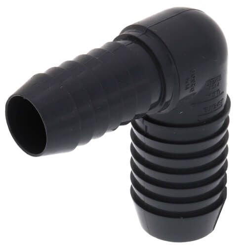 Main product image of 1" x 3/4" 90° PVC Insert Reducing Elbow (Insert x Insert)