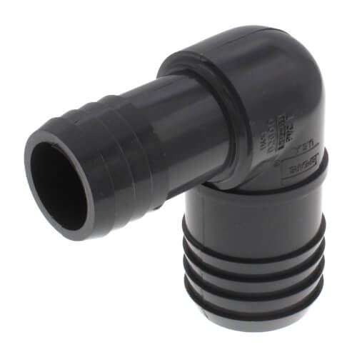 Main product image of 1-1/4" x 1" 90° PVC Insert Reducing Elbow (Insert x Insert)