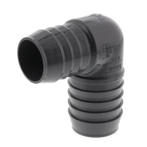 Main product image of 1-1/2" x 1-1/4" 90° PVC Insert Reducing Elbow (Insert x Insert)
