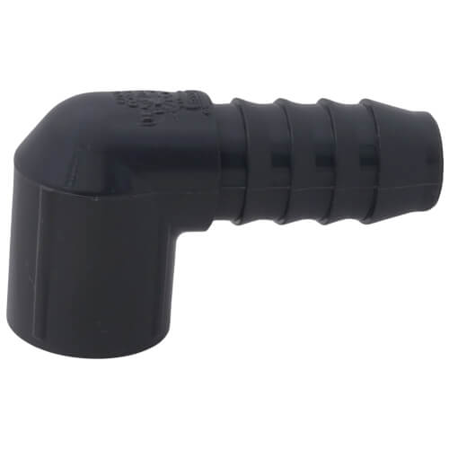 Main product image of 3/4" x 1/2" 90° PVC Insert Reducing Elbow (Insert x FIPT)