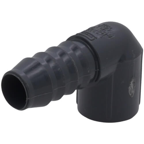 Main product image of 3/4" x 1/2" 90° PVC Insert Reducing Elbow (Insert x FIPT)