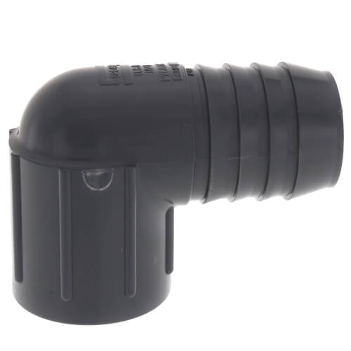 Main product image of 1-1/4" x 1" 90° PVC Insert Reducing Elbow (Insert x FIPT)
