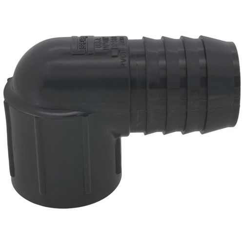 Main product image of 1-1/2" x 1-1/4" 90° PVC Insert Reducing Elbow (Insert x FIPT)