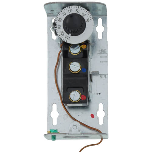 ET 141 Line Voltage Remote Bulb Thermostat w/ 6 ft. Capillary, SPDT, (30°F to 110°F)