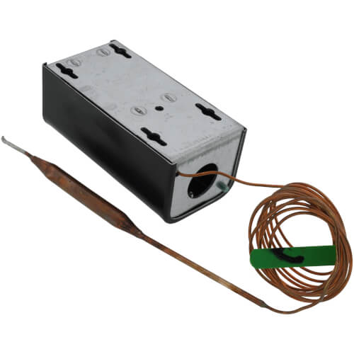 ET 141 Line Voltage Remote Bulb Thermostat w/ 6 ft. Capillary, SPDT, (30°F to 110°F)
