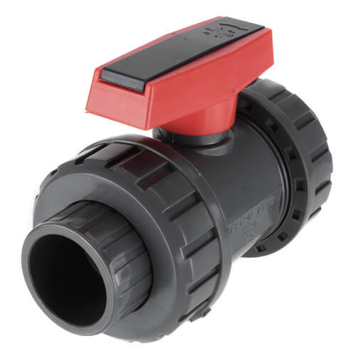 Main product image of 1" Gray PVC True Union Ball Valve