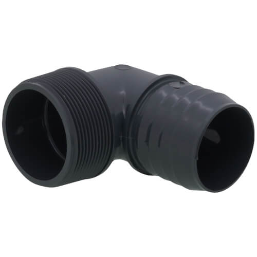 2" 90° PVC Insert Elbow (Insert x MIPT)