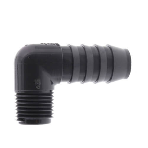 3/4" x 1/2" 90° PVC Insert Reducing Elbow (Insert x MIPT)