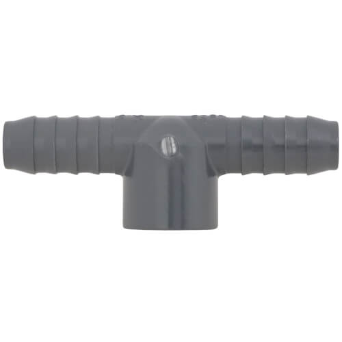Main product image of 3/4" x 3/4" PVC Barbed Insert Side Outlet Tee (Insert x FIPT)