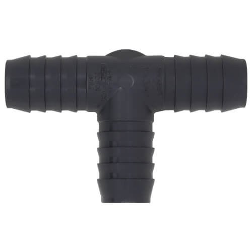 Main product image of 1" x 1/2" PVC Barbed Insert Reducing Side Outlet Tee (Insert x FIPT)