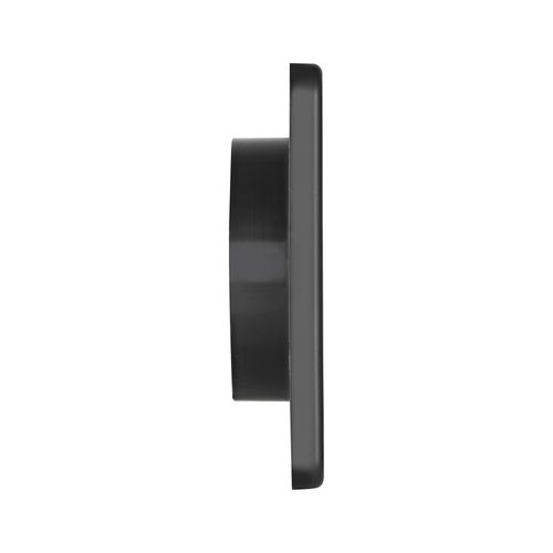 Main product image of 4" Black Plastic Louvered Wall Exhaust Vent
