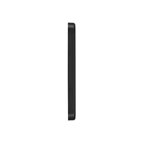 Main product image of 4" Black Plastic Louvered Wall Exhaust Vent w/ 1/8" Metal Bug Screen, Flush Mount